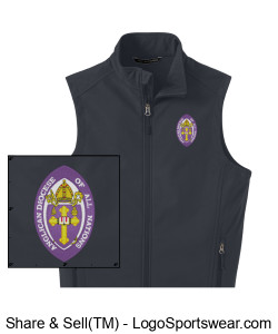 Port Authority Men's Core Soft Shell Vest Design Zoom